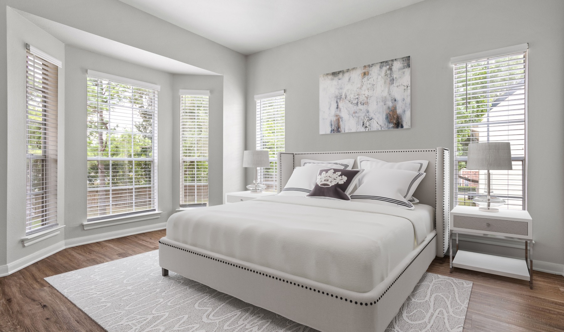 Furnished one bedroom 